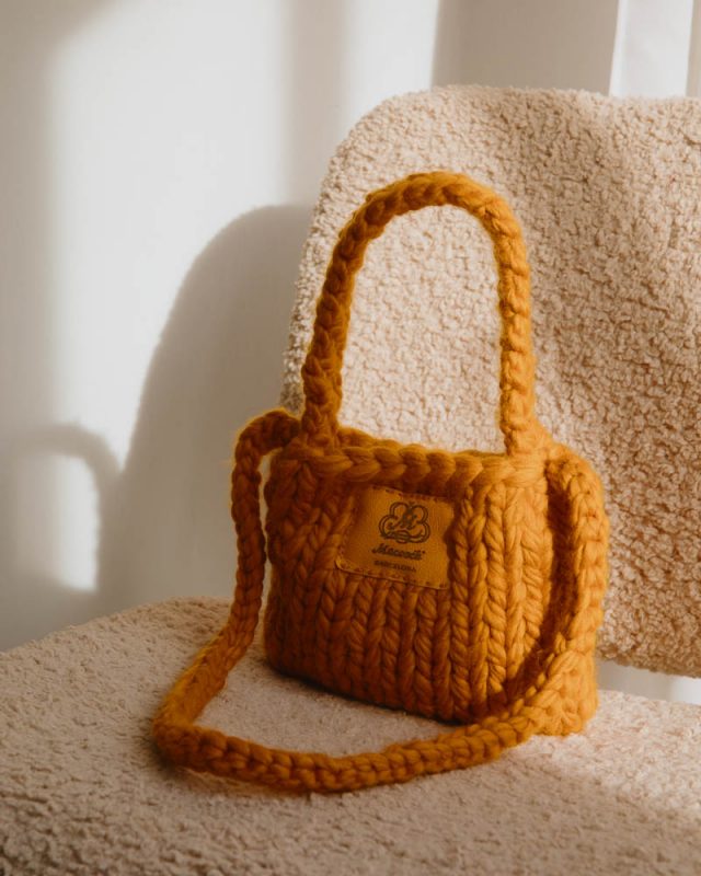 handmade merino wool handbag