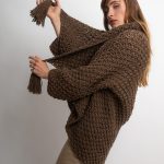 BLUEBELL. Reversible pom pom Cardigan